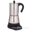 Italian electric stainless steel espresso moka machine